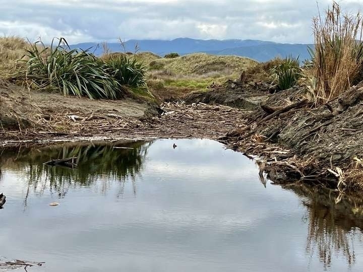 The Waiorongomai Stream is getting blocked up again. 